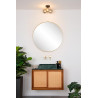 Lucide TRUDY - Plafonnier Salle de bains - Ø 28 cm - 3xG9 - IP44 - Noir