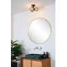 Lucide TRUDY - Plafonnier Salle de bains - Ø 28 cm - 3xG9 - IP44 - Noir