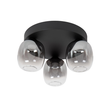 Lucide TAMINO - Plafonnier - LED Dim. - 3x5,6W 3000K - Noir