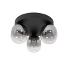 Lucide TAMINO - Plafonnier - LED Dim. - 3x5,6W 3000K - Noir
