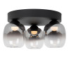 Lucide TAMINO - Plafonnier - LED Dim. - 3x5,6W 3000K - Noir