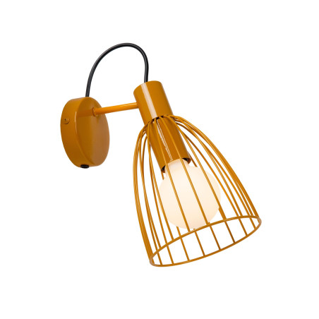 Lucide MACARONS - Applique murale - 1xE27 - Jaune Ocre