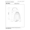 Lucide MACARONS - Applique murale - 1xE27 - Jaune Ocre
