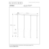 Lucide LORENZ - Suspension - LED Dim. - 4x4W 3000K - Noir