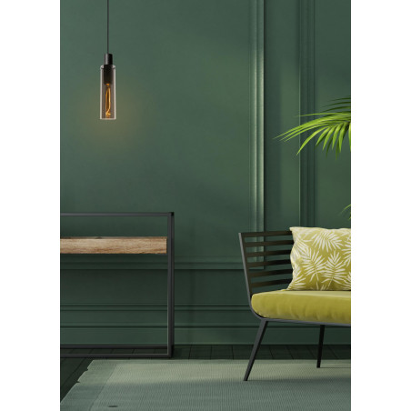 Lucide ORLANDO - Suspension - Ø 10 cm - 1xE27 - Fumé