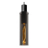 Lucide ORLANDO - Suspension - Ø 10 cm - 1xE27 - Fumé