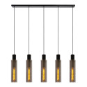 Lucide ORLANDO - Suspension - 5xE27 - Fumé