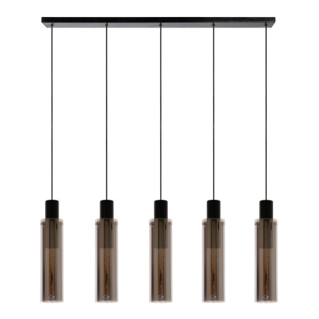 Lucide ORLANDO - Suspension - 5xE27 - Fumé