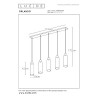 Lucide ORLANDO - Suspension - 5xE27 - Fumé