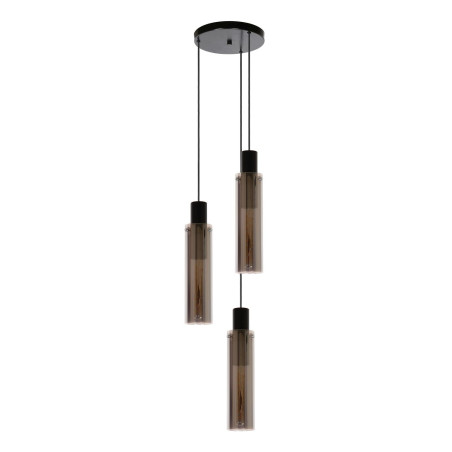 Lucide ORLANDO - Suspension - Ø 32 cm - 3xE27 - Fumé