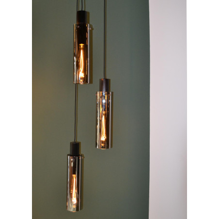 Lucide ORLANDO - Suspension - Ø 32 cm - 3xE27 - Fumé