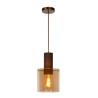 Lucide TOLEDO - Suspension - Ø 20 cm - 1xE27 - Ambre