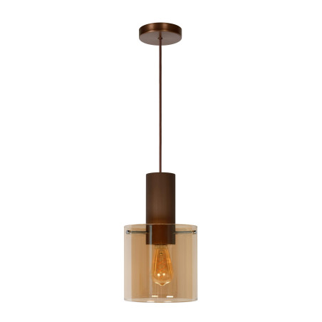 Lucide TOLEDO - Suspension - Ø 20 cm - 1xE27 - Ambre