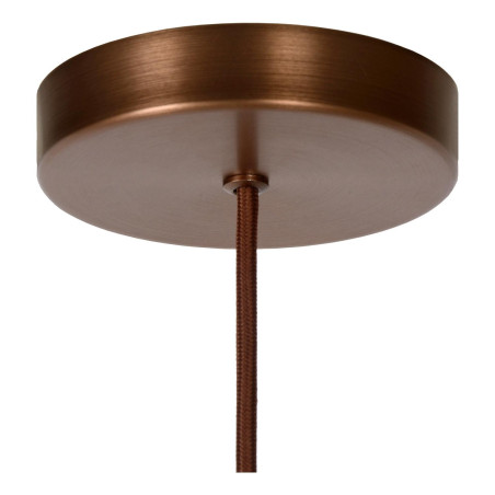 Lucide TOLEDO - Suspension - Ø 20 cm - 1xE27 - Ambre