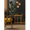 Lucide TOLEDO - Suspension - 3xE27 - Ambre