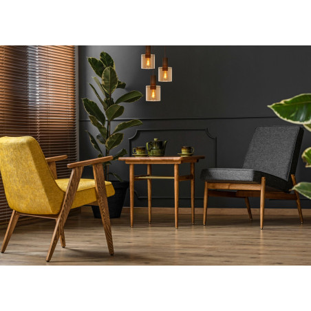 Lucide TOLEDO - Suspension - 3xE27 - Ambre