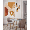 Lucide TOLEDO - Suspension - 3xE27 - Ambre