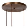 Lucide TOLEDO - Suspension - 3xE27 - Ambre