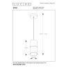 Lucide ZINO - Suspension - Ø 10 cm - 1xE27 - Fumé