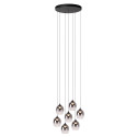 Lucide TAMINO - Suspension - Ø 52 cm - LED Dim. - 7x5,3W 3000K - Noir