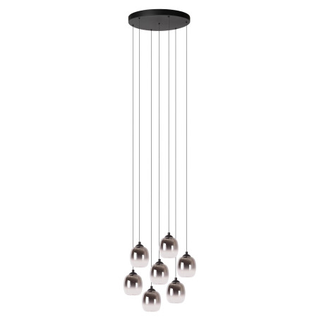 Lucide TAMINO - Suspension - Ø 52 cm - LED Dim. - 7x5,3W 3000K - Noir