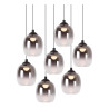 Lucide TAMINO - Suspension - Ø 52 cm - LED Dim. - 7x5,3W 3000K - Noir