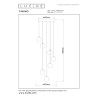 Lucide TAMINO - Suspension - Ø 52 cm - LED Dim. - 7x5,3W 3000K - Noir