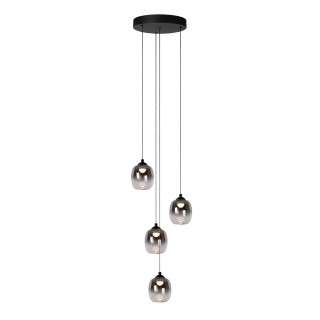 Lucide TAMINO - Suspension - Ø 36 cm - LED Dim. - 4x5,2W 3000K - Noir