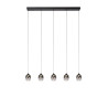 Lucide TAMINO - Suspension - LED Dim. - 5x5,6W 3000K - Noir