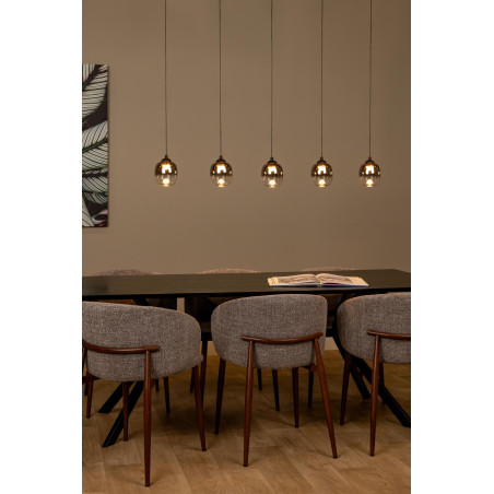 Lucide TAMINO - Suspension - LED Dim. - 5x5,6W 3000K - Noir