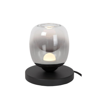 Lucide TAMINO - Lampe de table - Ø 15 cm - LED - 1x6W 3000K - Noir