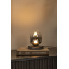 Lucide TAMINO - Lampe de table - Ø 15 cm - LED - 1x6W 3000K - Noir