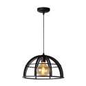 Lucide DIKRA - Suspension - Ø 40 cm - 1xE27 - Noir