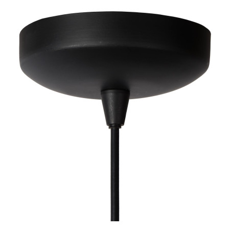 Lucide DIKRA - Suspension - Ø 40 cm - 1xE27 - Noir
