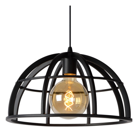 Lucide DIKRA - Suspension - Ø 40 cm - 1xE27 - Noir