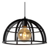 Lucide DIKRA - Suspension - Ø 40 cm - 1xE27 - Noir