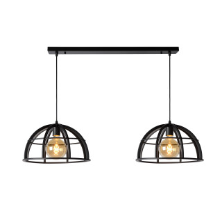 Lucide DIKRA - Suspension - 2xE27 - Noir