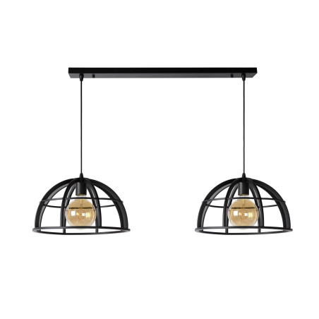 Lucide DIKRA - Suspension - 2xE27 - Noir