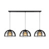 Lucide DIKRA - Suspension - Ø 40 cm - 3xE27 - Noir