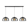 Lucide DIKRA - Suspension - Ø 40 cm - 3xE27 - Noir