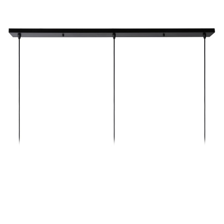 Lucide DIKRA - Suspension - Ø 40 cm - 3xE27 - Noir