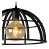 Lucide DIKRA - Suspension - Ø 40 cm - 3xE27 - Noir