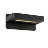 Lucide ATKIN - Lampe de chevet / Applique mural - LED - 1x6W 3000K - Point de rechargement USB - Noir