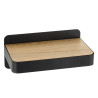 Lucide ATKIN - Lampe de chevet / Applique mural - LED - 1x6W 3000K - Point de rechargement USB - Noir