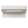 Lucide ATKIN - Lampe de chevet / Applique mural - LED - 1x6W 3000K - Point de rechargement USB - Blanc