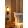 Lucide KELLY - Lampe de chevet / Applique mural - LED - 1x3,5W 3000K - Noir