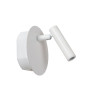 Lucide JOLIJN - Lampe de chevet / Applique mural Rechargeable - Batterie/Piles - Ø 10,2 cm - LED - 1x2W 3000K - H 9 cm - Blanc