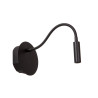 Lucide JOLIJN - Lampe de chevet / Applique mural Rechargeable - Batterie/Piles - Ø 11 cm - LED - 1x2W 3000K - Magnétique - Noir