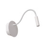 Lucide JOLIJN - Lampe de chevet / Applique mural Rechargeable - Batterie/Piles - Ø 11 cm - LED - 1x2W 3000K - Magnétique - Blanc