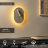 Lucide CARMINO - Applique murale - LED - 2700K - Taupe - Essential